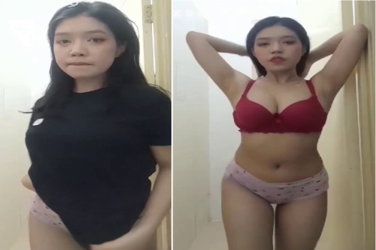 Clip nóng cô gái xinh ngực khủng khám phá bí mật lén lút