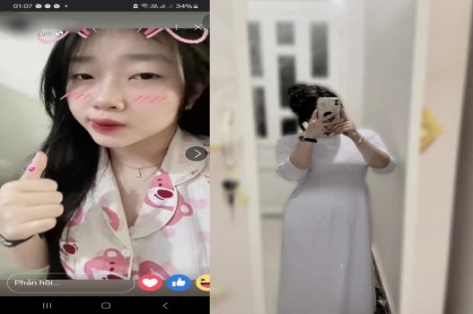 Clip nóng em nữ sinh Trần Linh dáng chuẩn