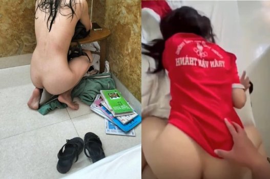 Phim nóng nữ sinh THPT Trần Văn Thành mang sách vào nhà nghỉ ôn bài