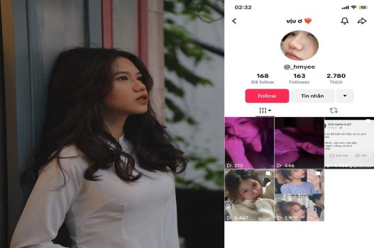 Clip nóng bỏng tự quay tiktoker hmyee sexy quyến rũ