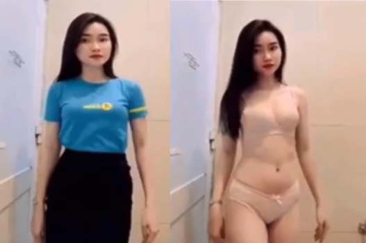 Vui vẻ với nhân viên điện máy xanh lồn đẹp
